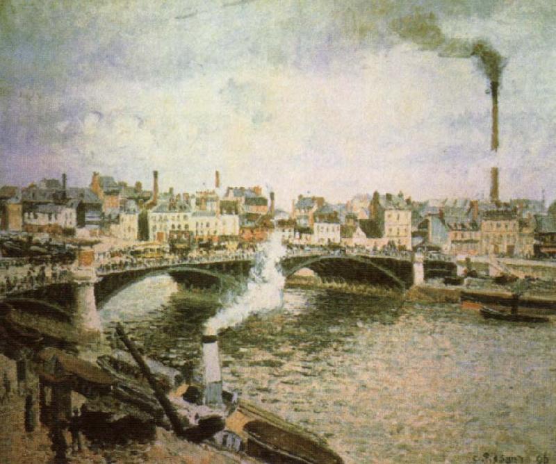 Camille Pissarro Morning,overcast Wather, France oil painting art